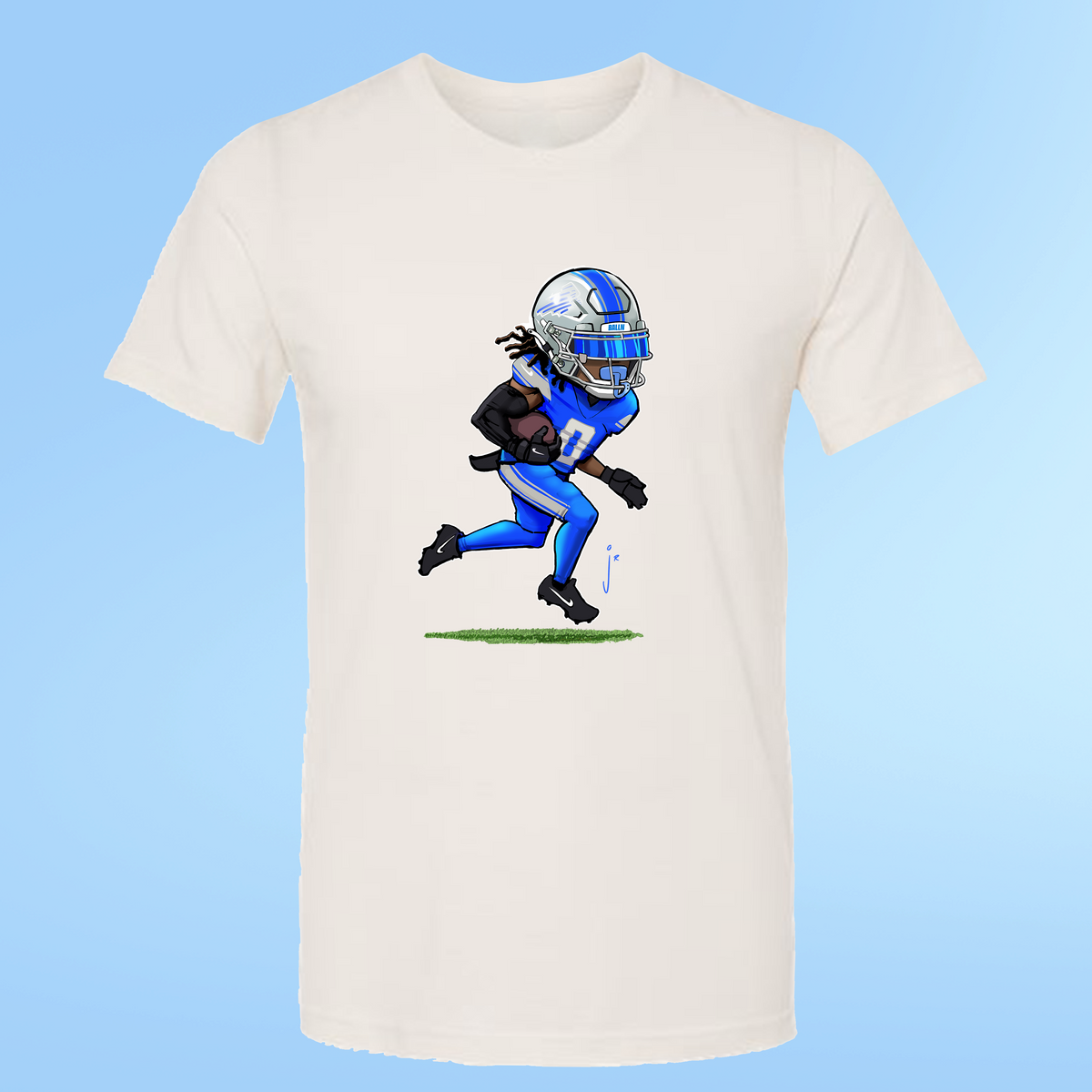 Jahmyr In blue - Tshirt