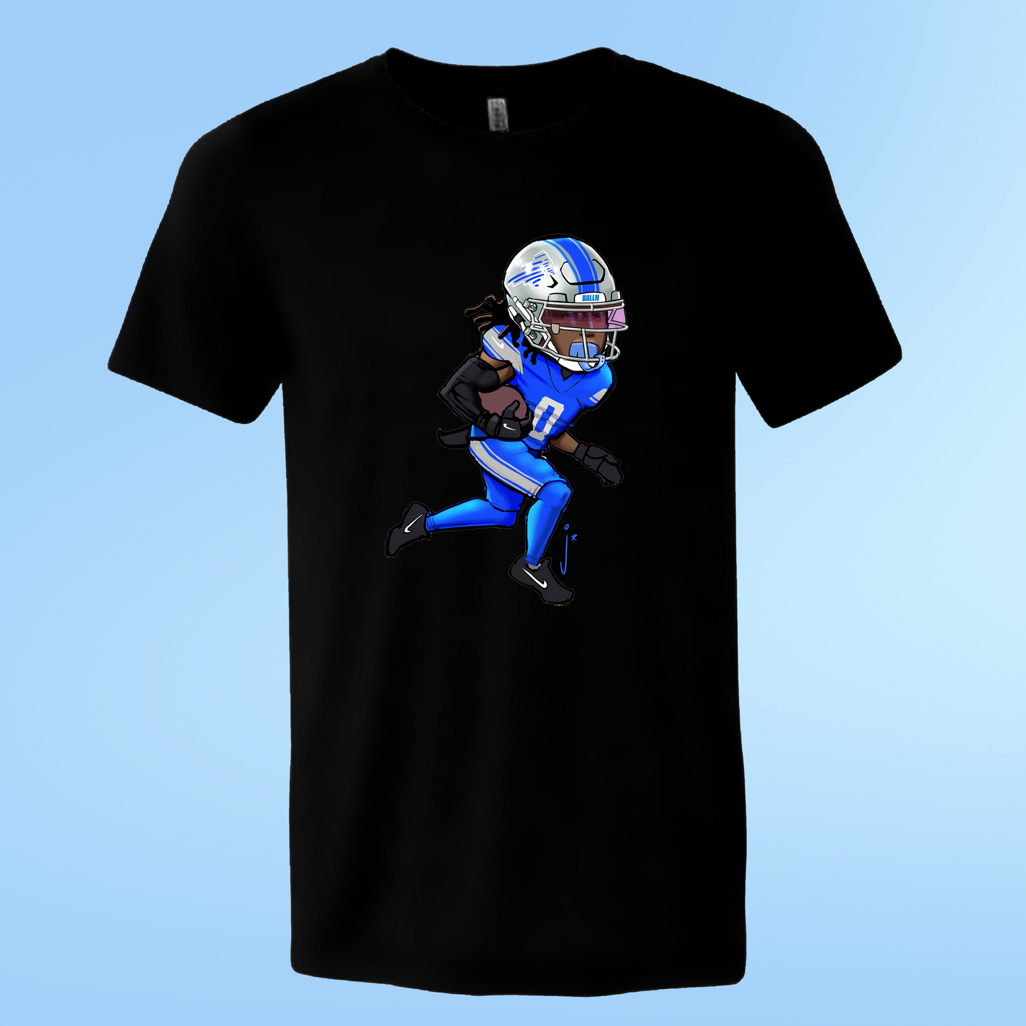 Jahmyr In blue - Tshirt