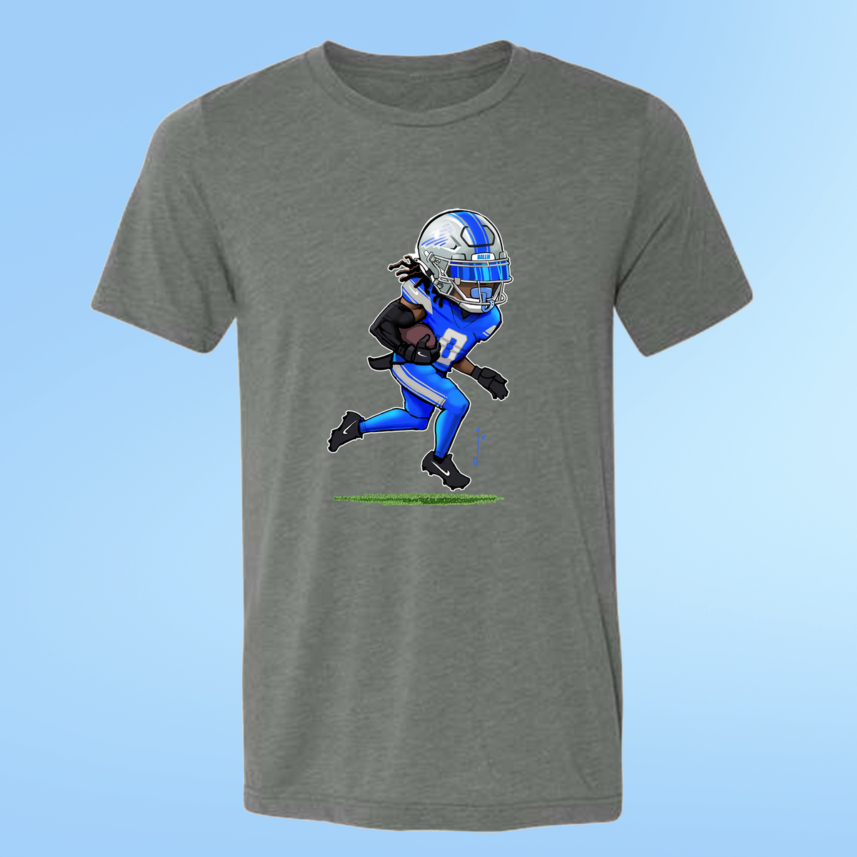 Jahmyr In blue - Tshirt