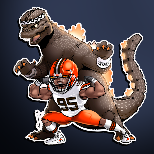 Myles King of the Monsters - Sticker