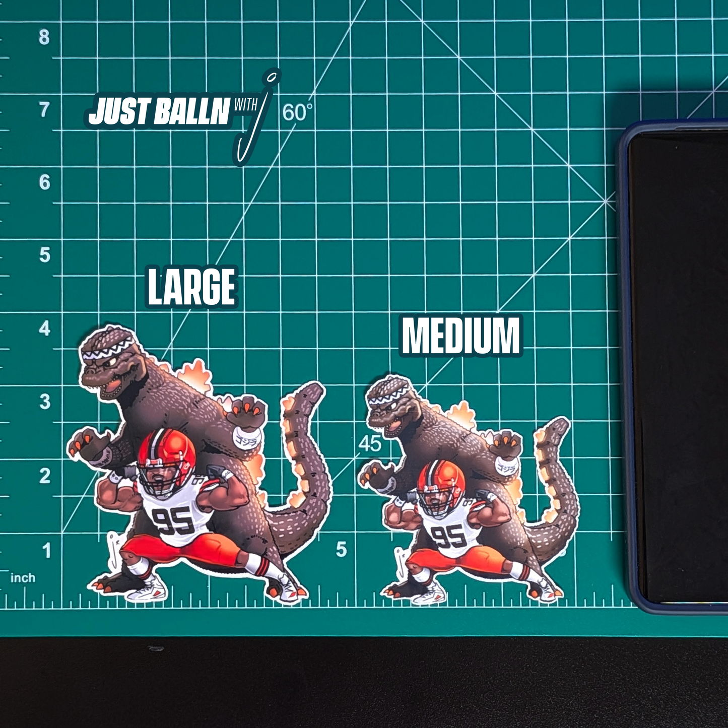 Myles King of the Monsters - Sticker