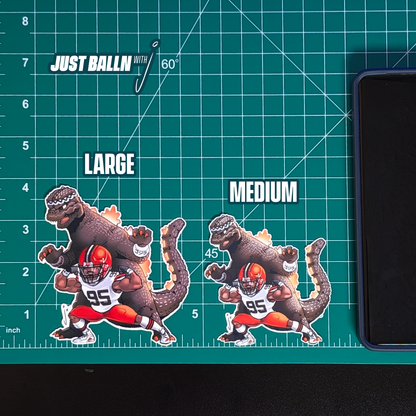 Myles King of the Monsters - Sticker